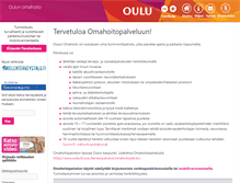 Tablet Screenshot of oulunomahoito.fi